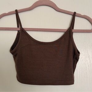 Joah Brown Chocolate Camisole Top